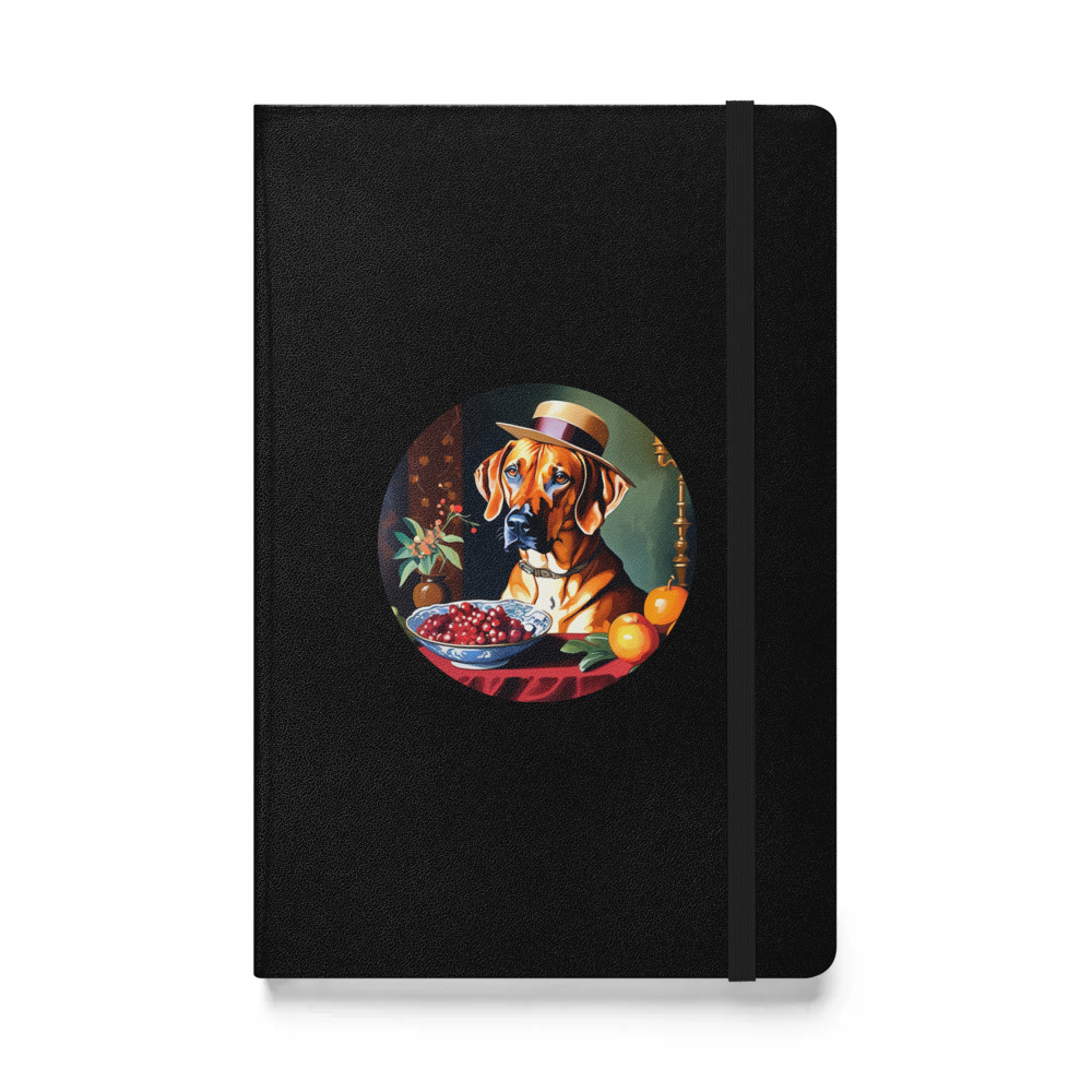 PugMug Custom Rhodesian Ridgeback Hardcover Bound Notebook