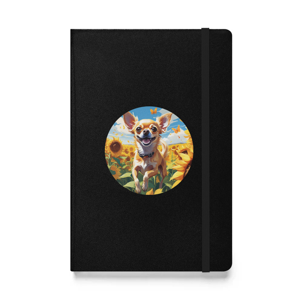 PugMug Custom Chihuahua Hardcover Bound Notebook