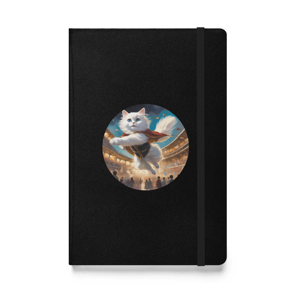 PugMug Custom White Ragdoll Cat Hardcover Bound Notebook