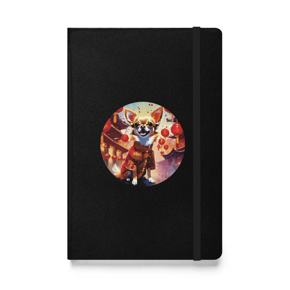 PugMug Custom Chihuahua Hardcover Bound Notebook