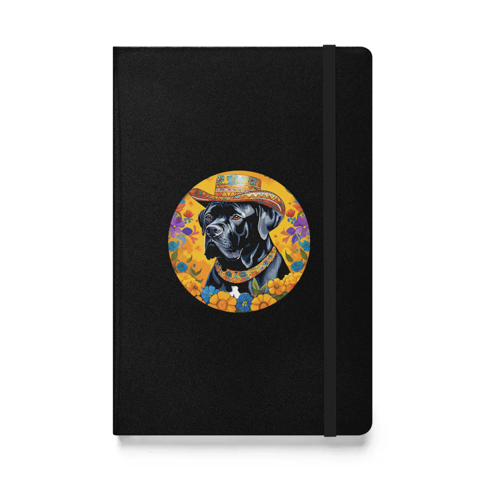 PugMug Custom Cane Corso Hardcover Bound Notebook