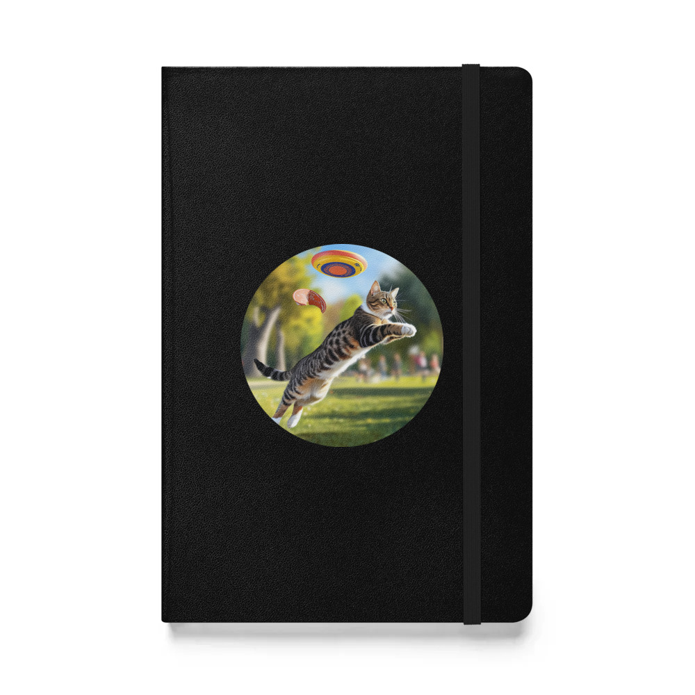 PugMug Custom Tabby Companion Cat Hardcover Bound Notebook