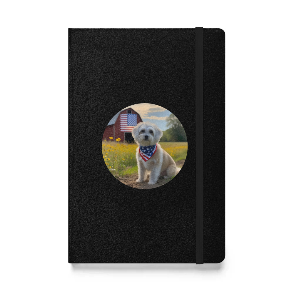 PugMug Custom Leo Hardcover Bound Notebook