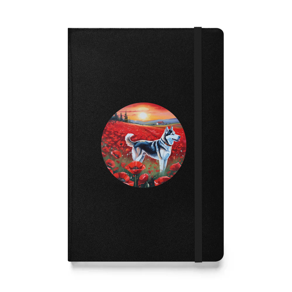 PugMug Custom Siberian Husky Hardcover Bound Notebook