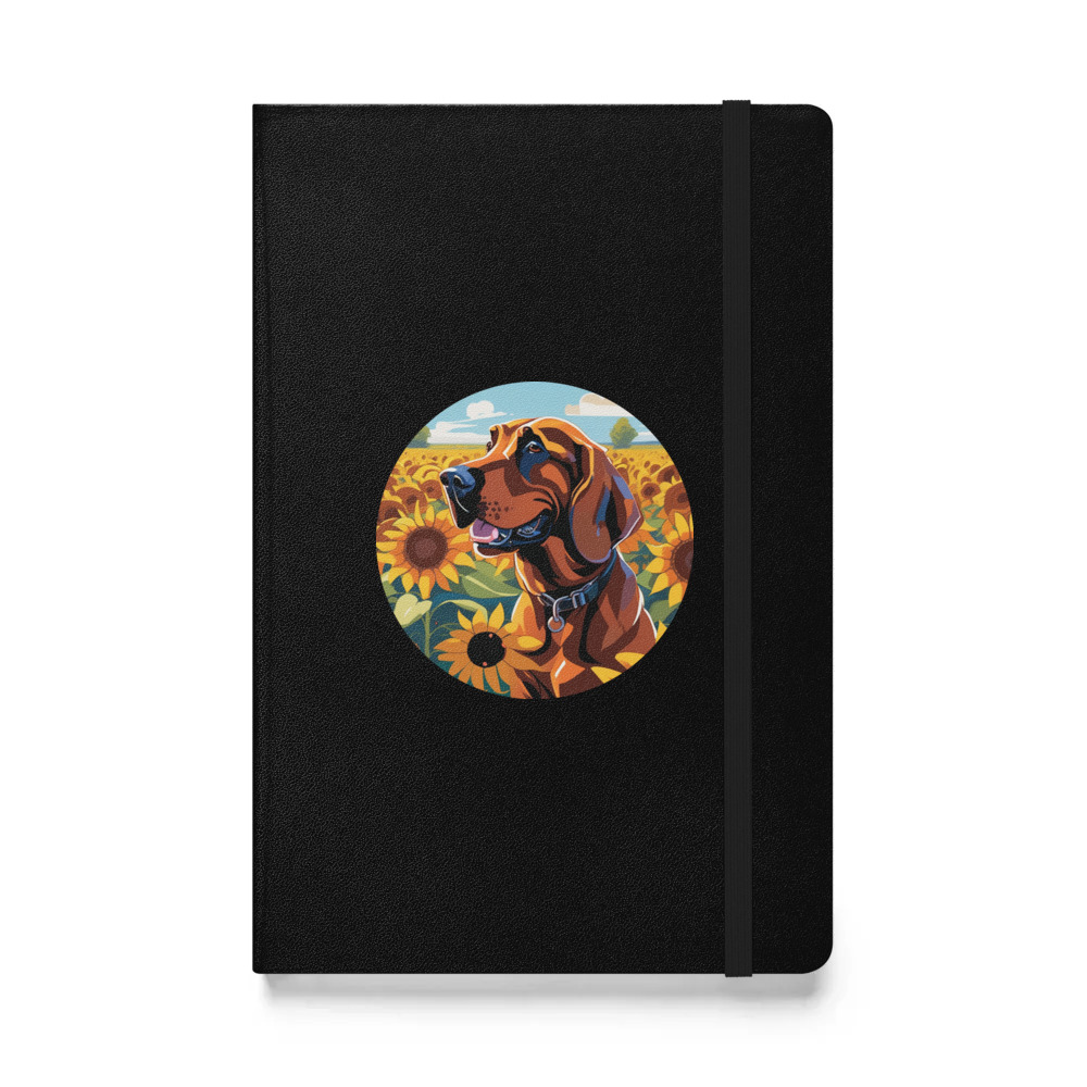 PugMug Custom Bloodhound Hardcover Bound Notebook