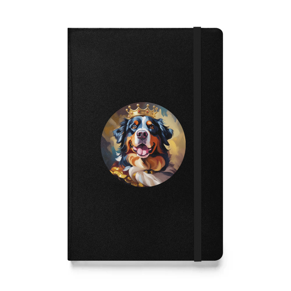 PugMug Custom Bernese Mountain Dog Hardcover Bound Notebook