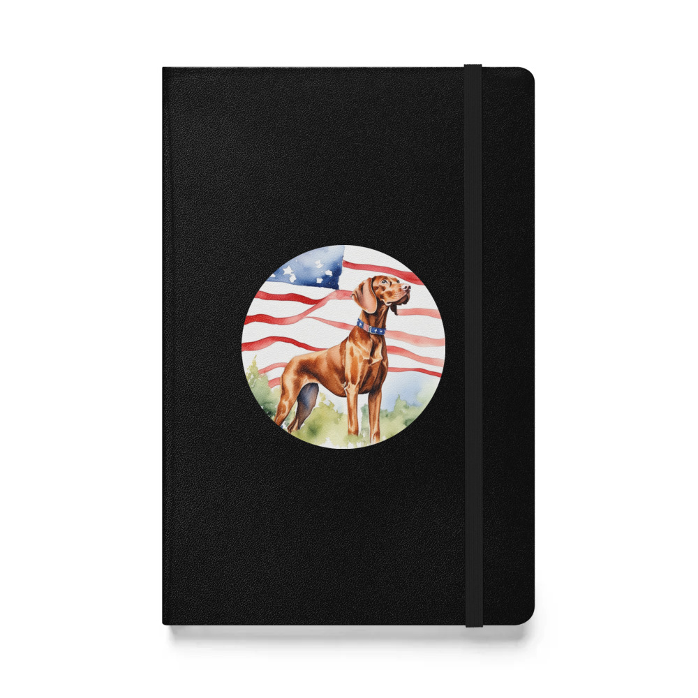 PugMug Custom Vizsla Hardcover Bound Notebook