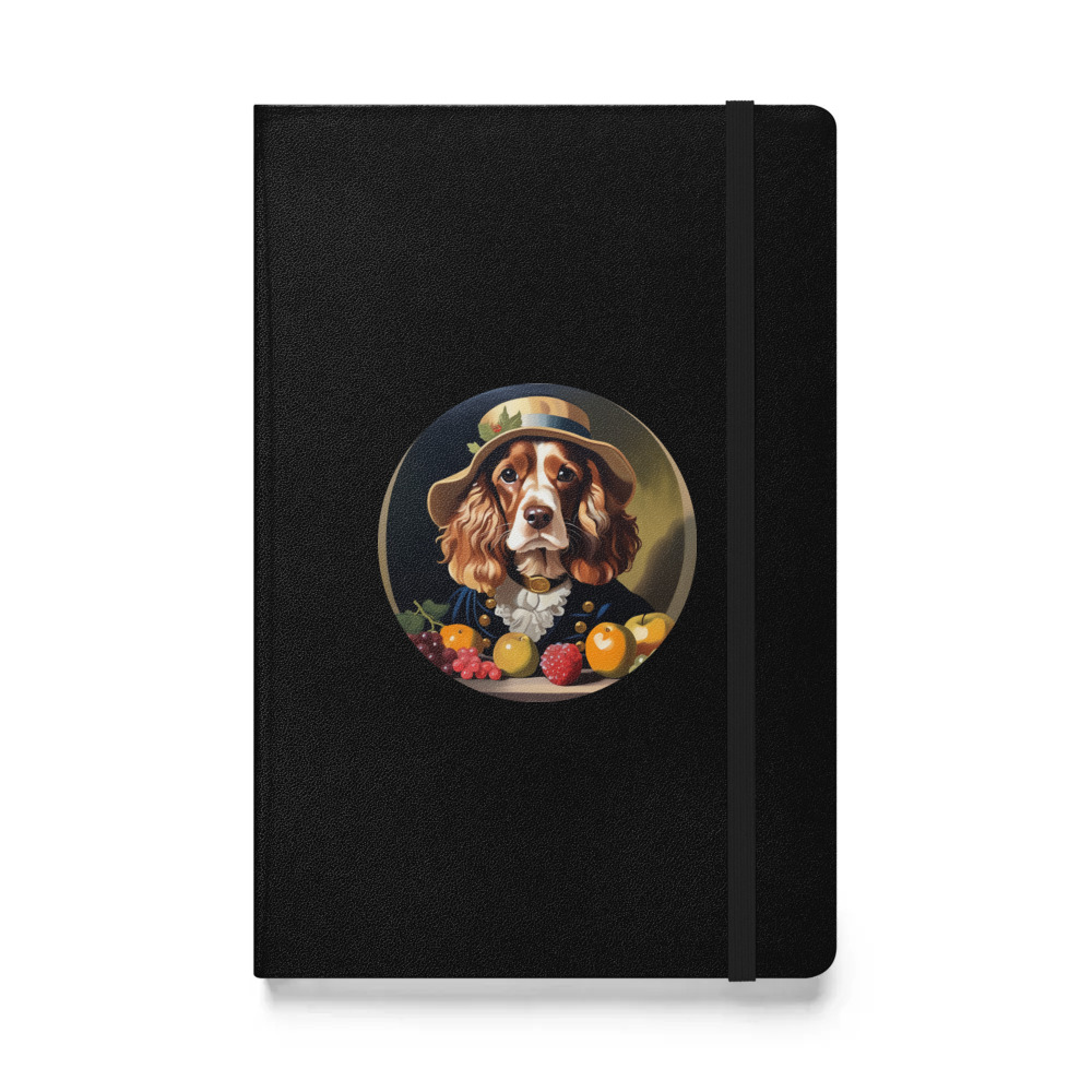 PugMug Custom Cocker Spaniel Hardcover Bound Notebook