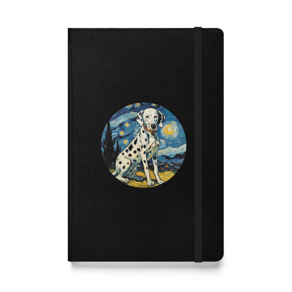 PugMug Custom Dalmatian Hardcover Bound Notebook