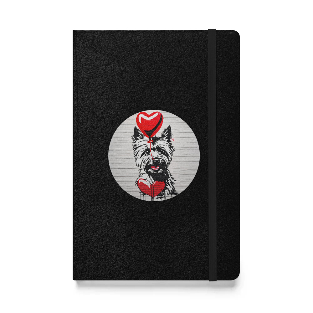 PugMug Custom Cairn Terrier Hardcover Bound Notebook