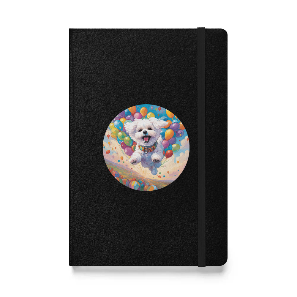 PugMug Custom Bichons Frise Hardcover Bound Notebook