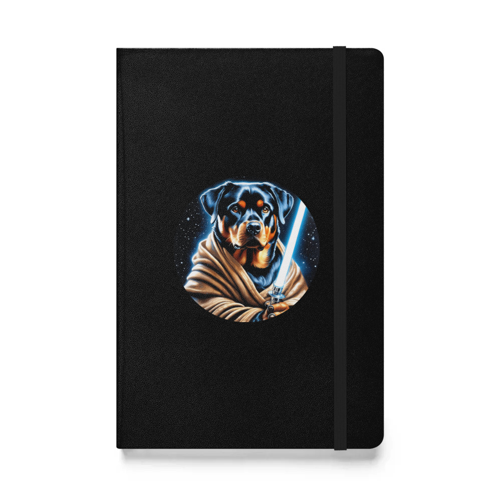 PugMug Custom Rottweiler Hardcover Bound Notebook