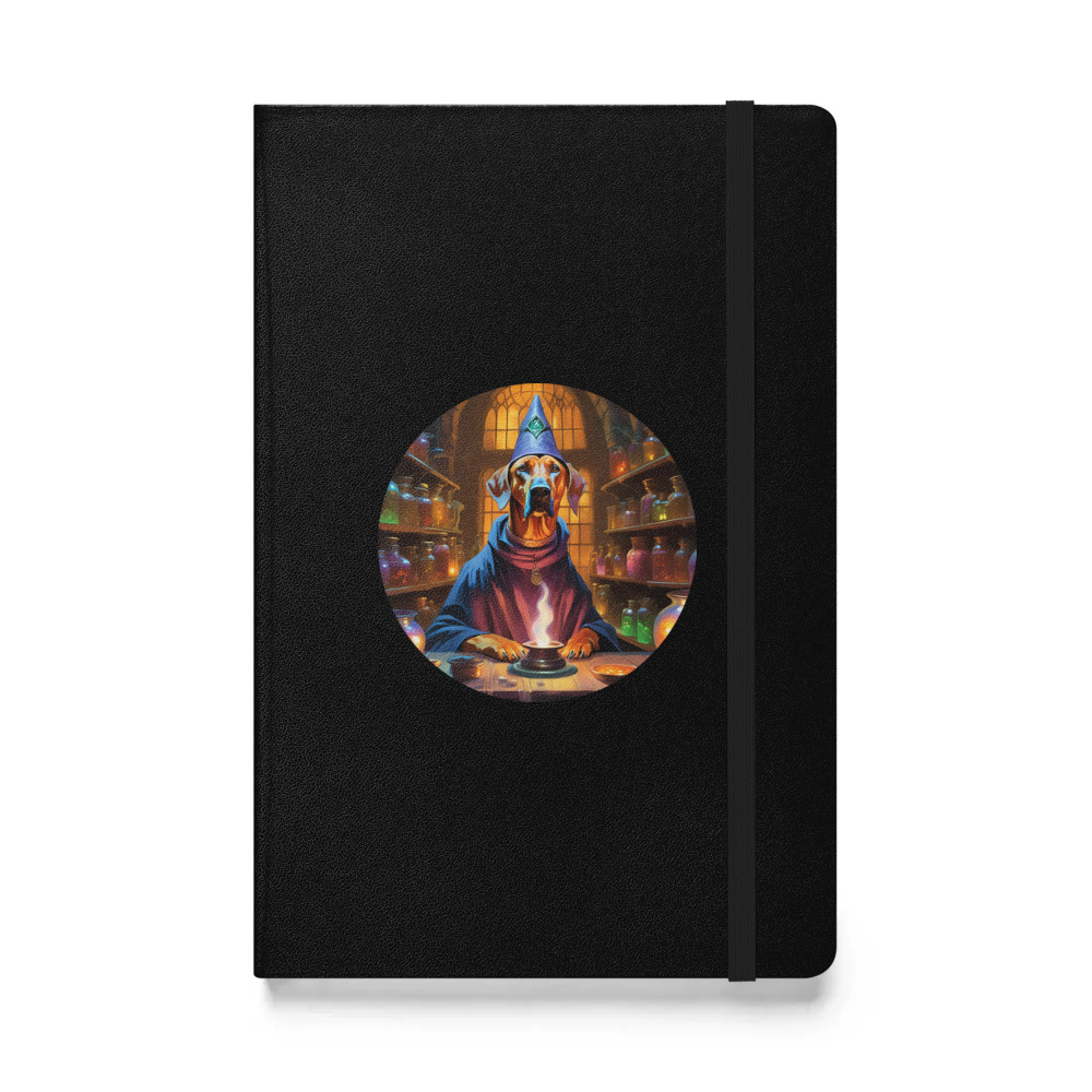 PugMug Custom Rhodesian Ridgeback Hardcover Bound Notebook