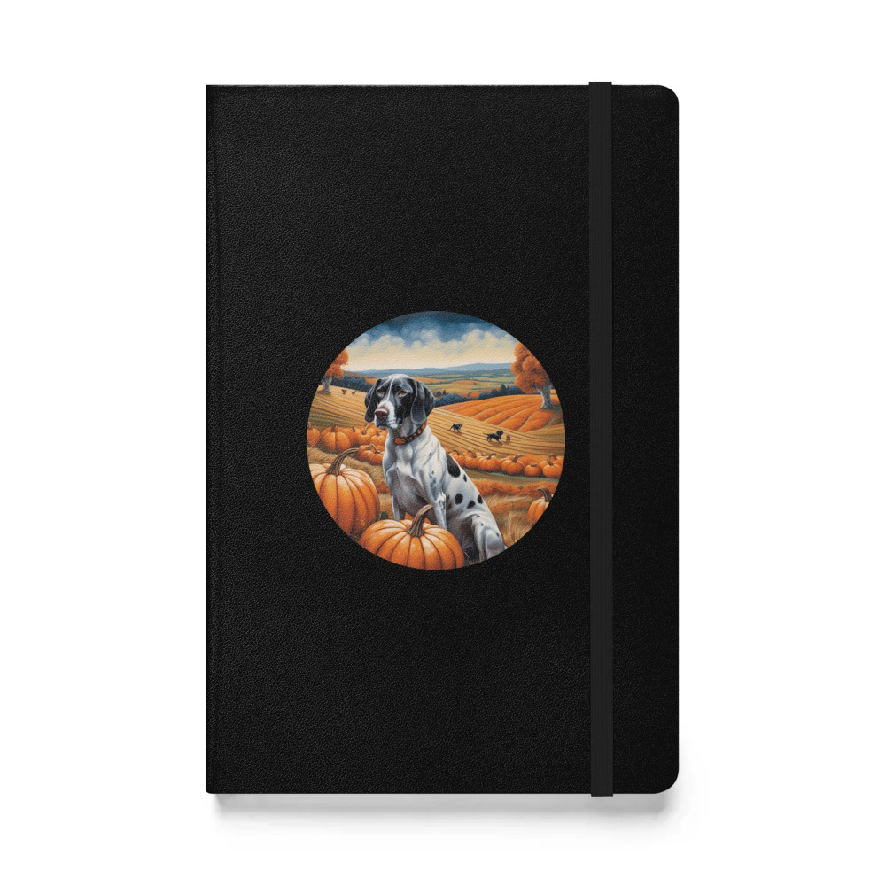 PugMug Custom Pointer Dog Hardcover Bound Notebook