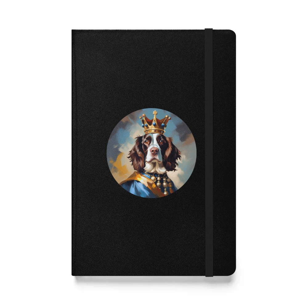 PugMug Custom English Springer Spaniel Hardcover Bound Notebook