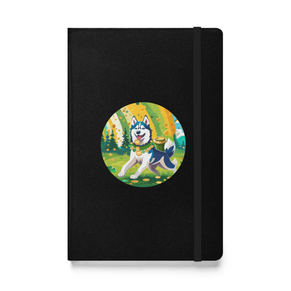 PugMug Custom Siberian Husky Hardcover Bound Notebook