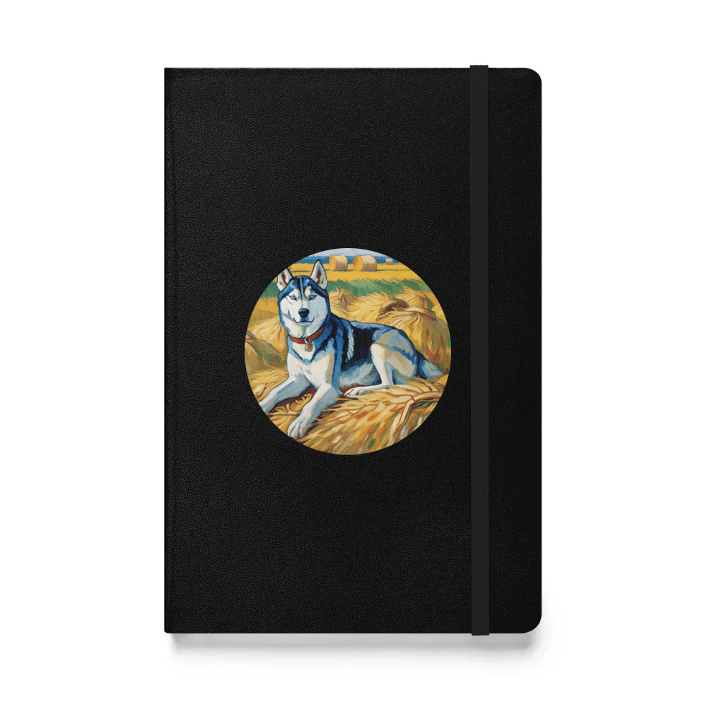 PugMug Custom Siberian Husky Hardcover Bound Notebook