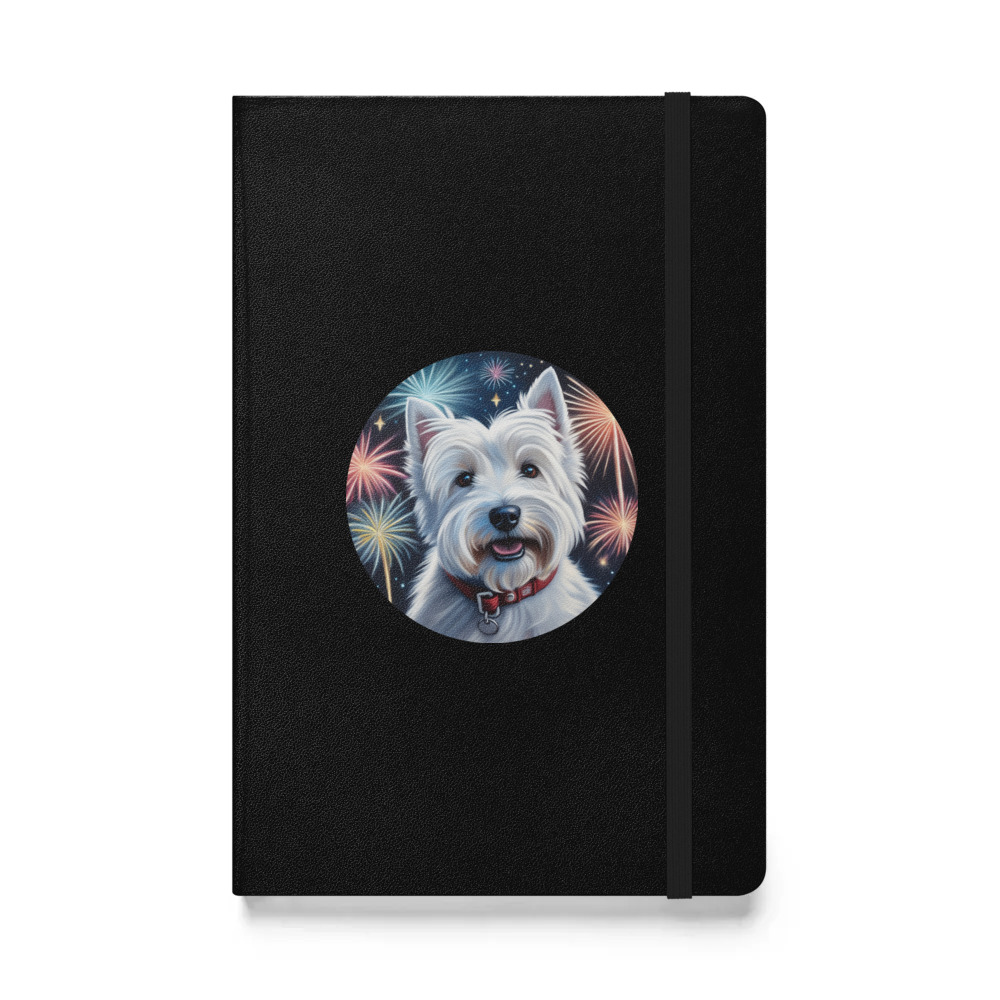 PugMug Custom West Highland White Terrier Hardcover Bound Notebook
