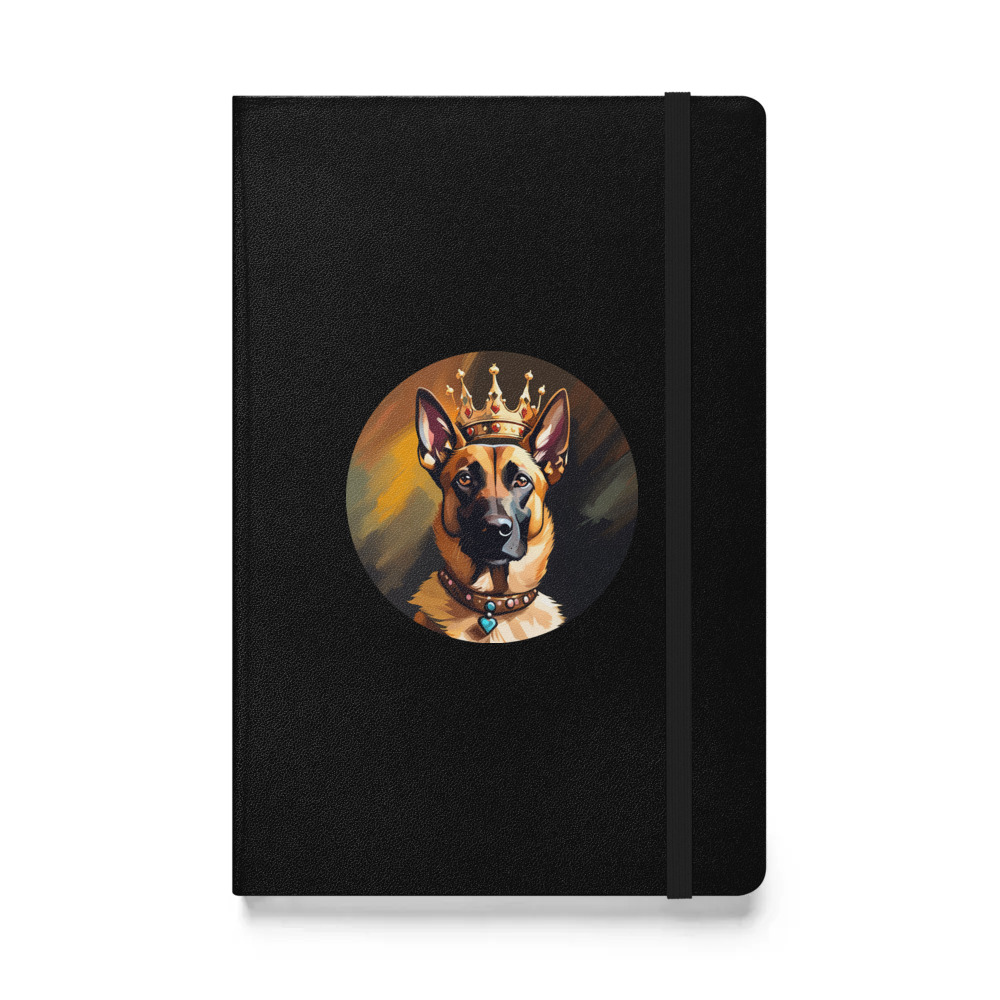 PugMug Custom Belgian Malinois Hardcover Bound Notebook