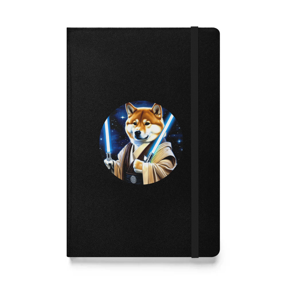 PugMug Custom Shiba Inu Hardcover Bound Notebook