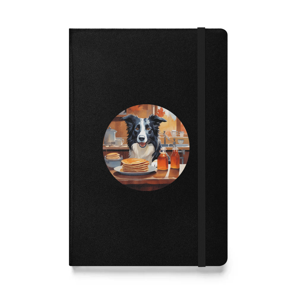 PugMug Custom Border Collie Hardcover Bound Notebook
