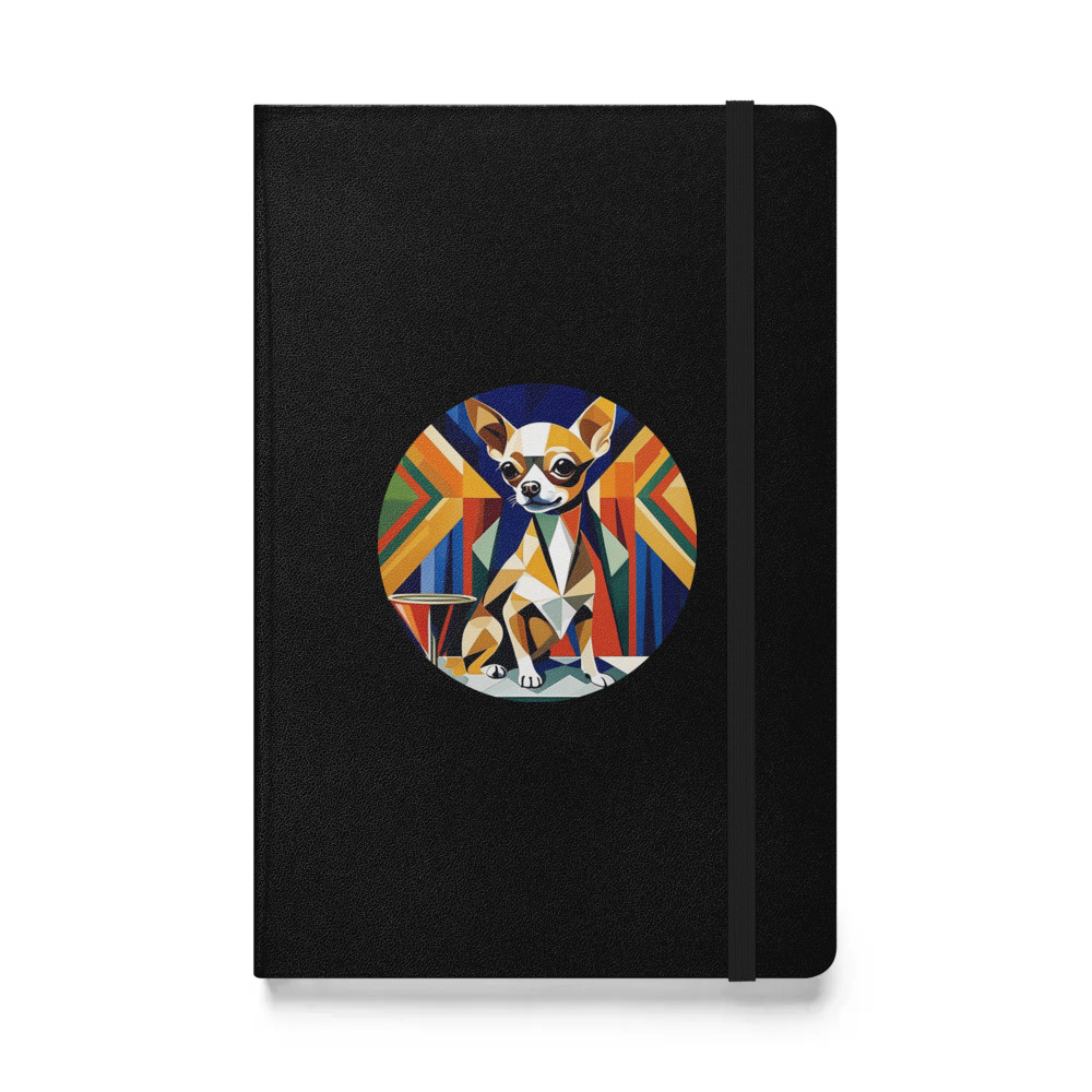 PugMug Custom Chihuahua Hardcover Bound Notebook