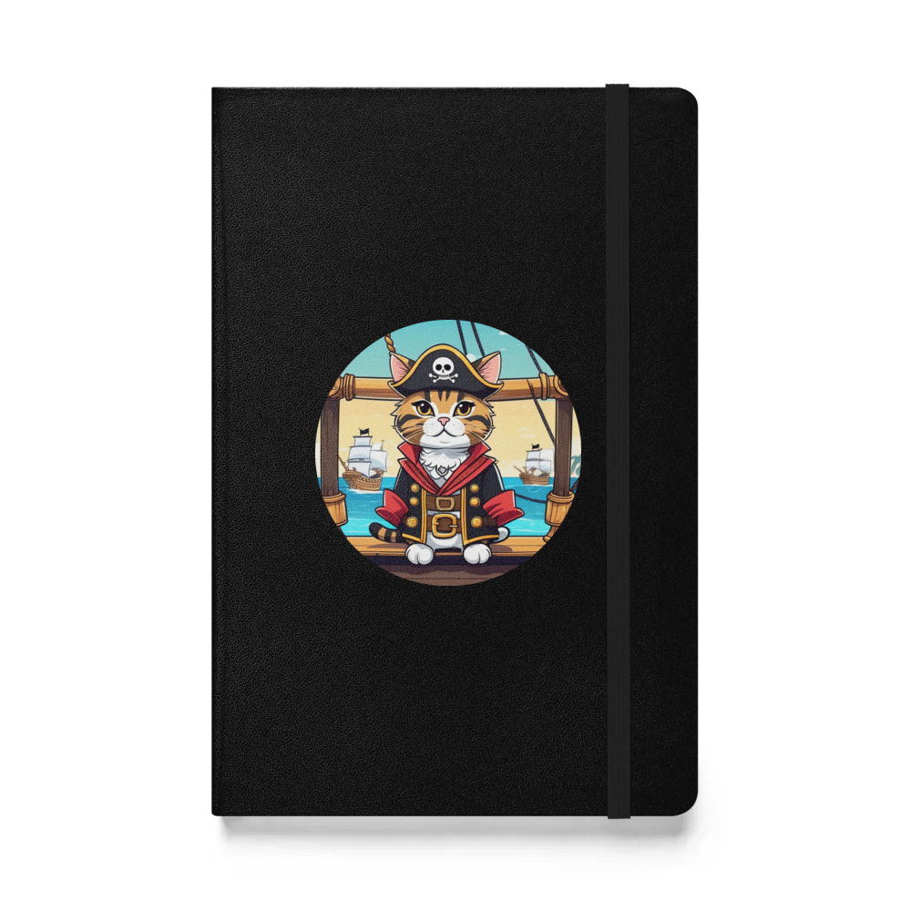PugMug Custom Tabby Exotic Cat Hardcover Bound Notebook