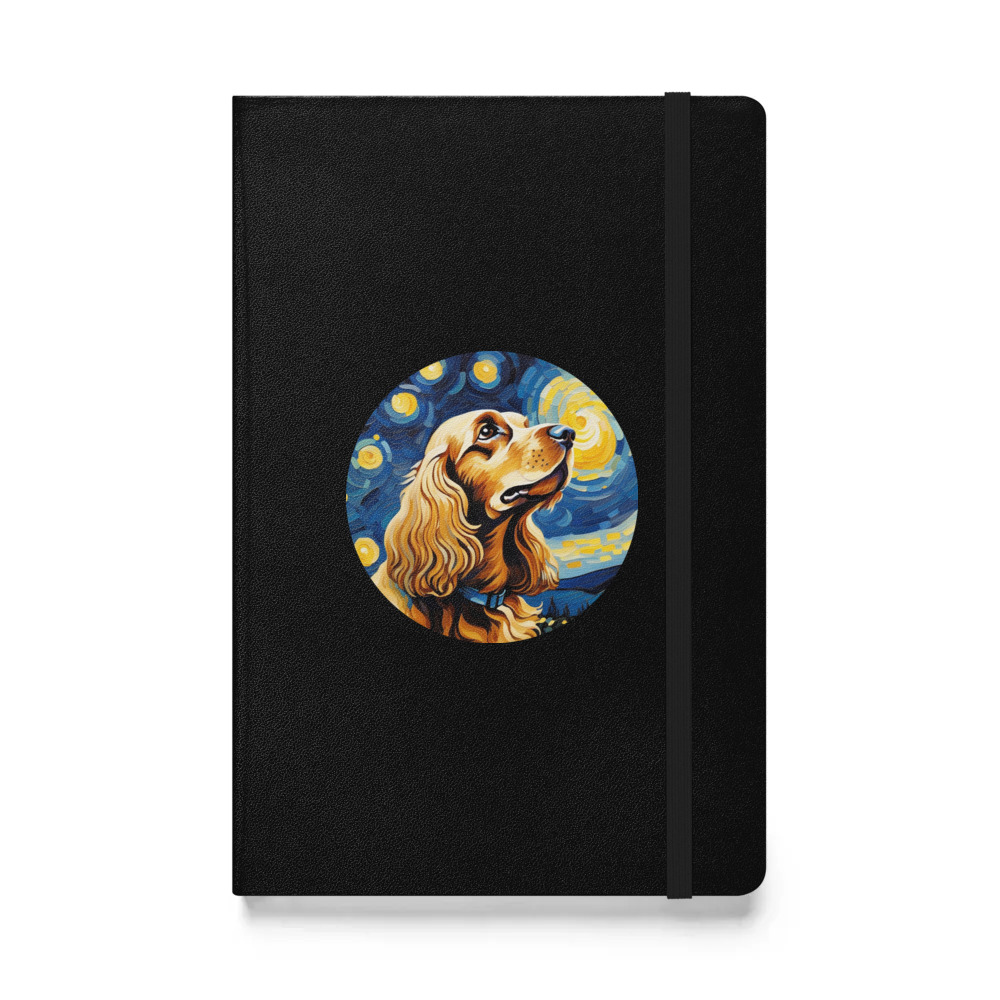 PugMug Custom English Cocker Spaniel Hardcover Bound Notebook