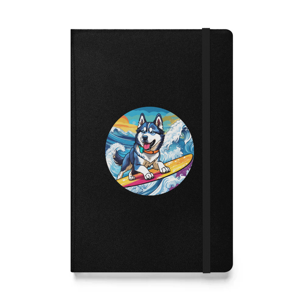 PugMug Custom Siberian Husky Hardcover Bound Notebook