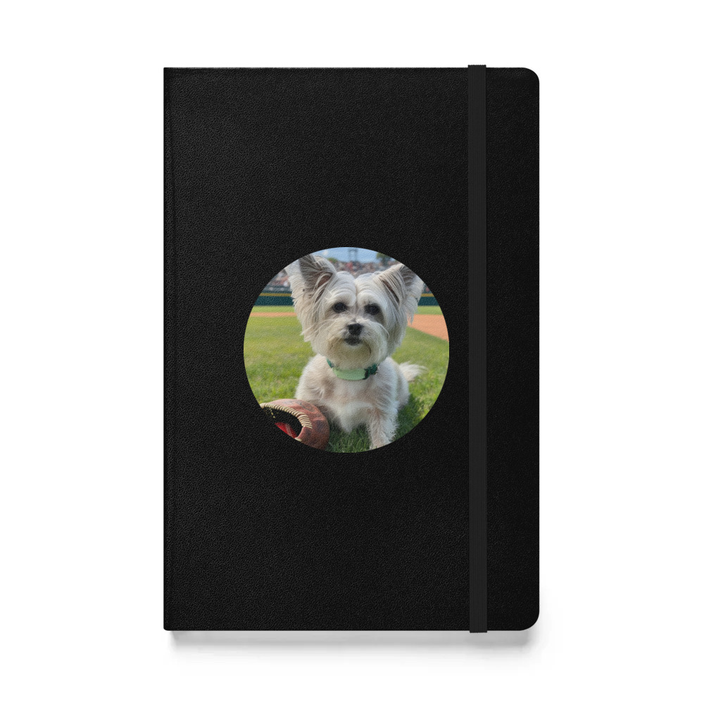 PugMug Custom Leo Hardcover Bound Notebook