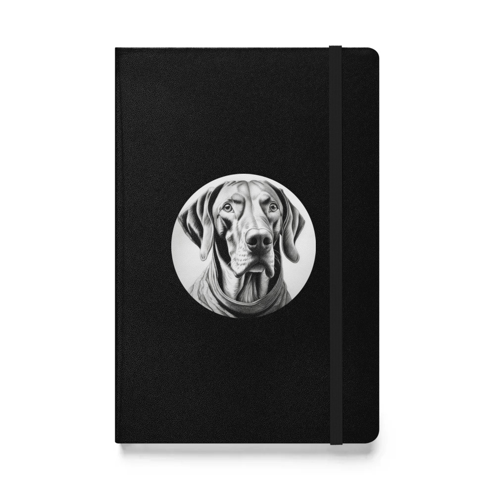 PugMug Custom Vizsla Hardcover Bound Notebook