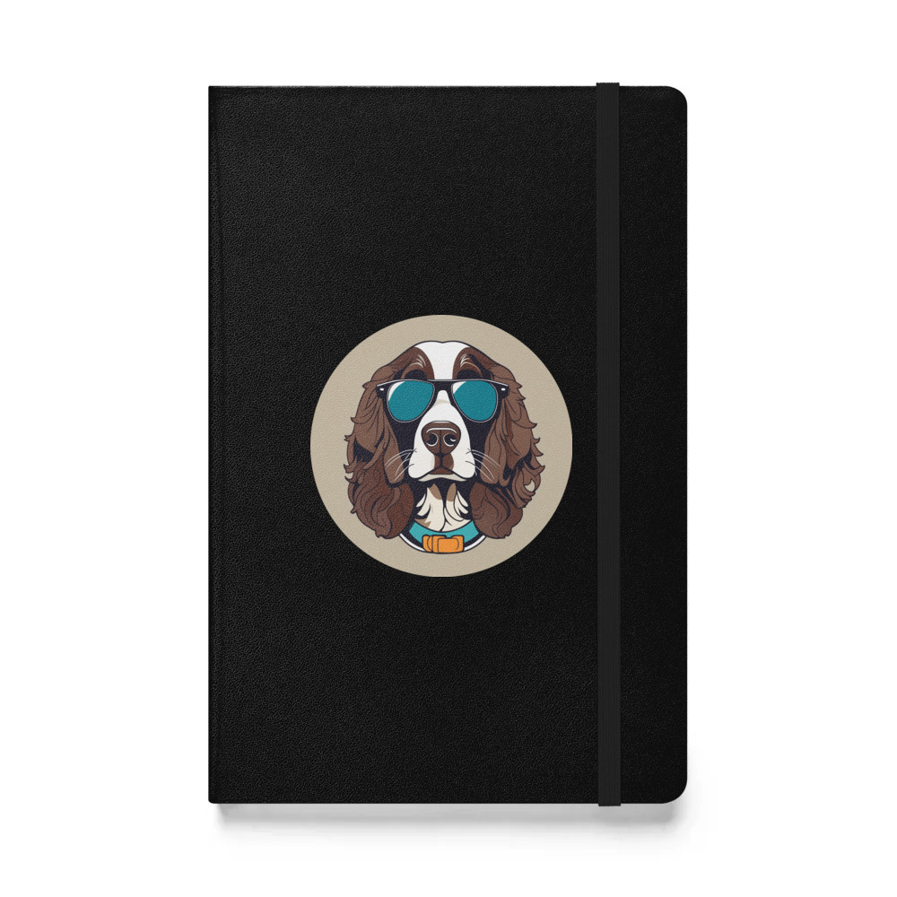 PugMug Custom English Springer Spaniel Hardcover Bound Notebook