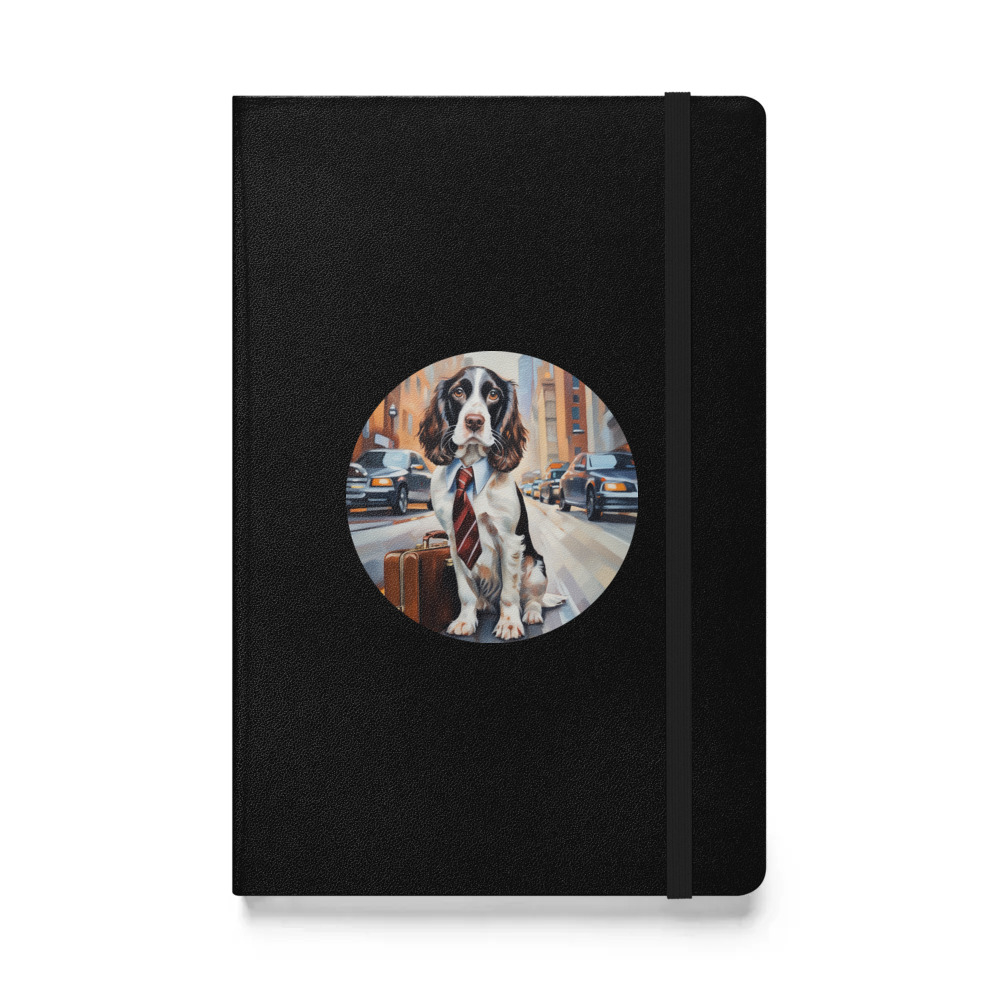 PugMug Custom English Springer Spaniel Hardcover Bound Notebook