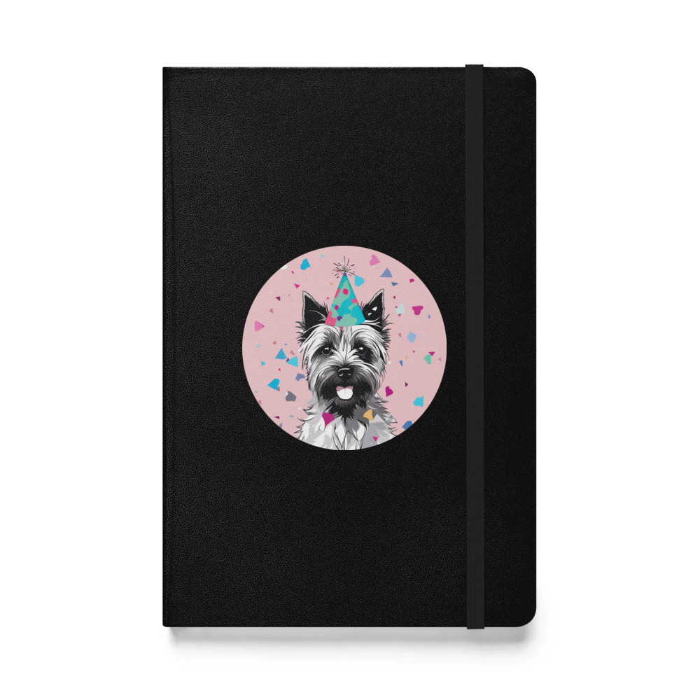 PugMug Custom Cairn Terrier Hardcover Bound Notebook