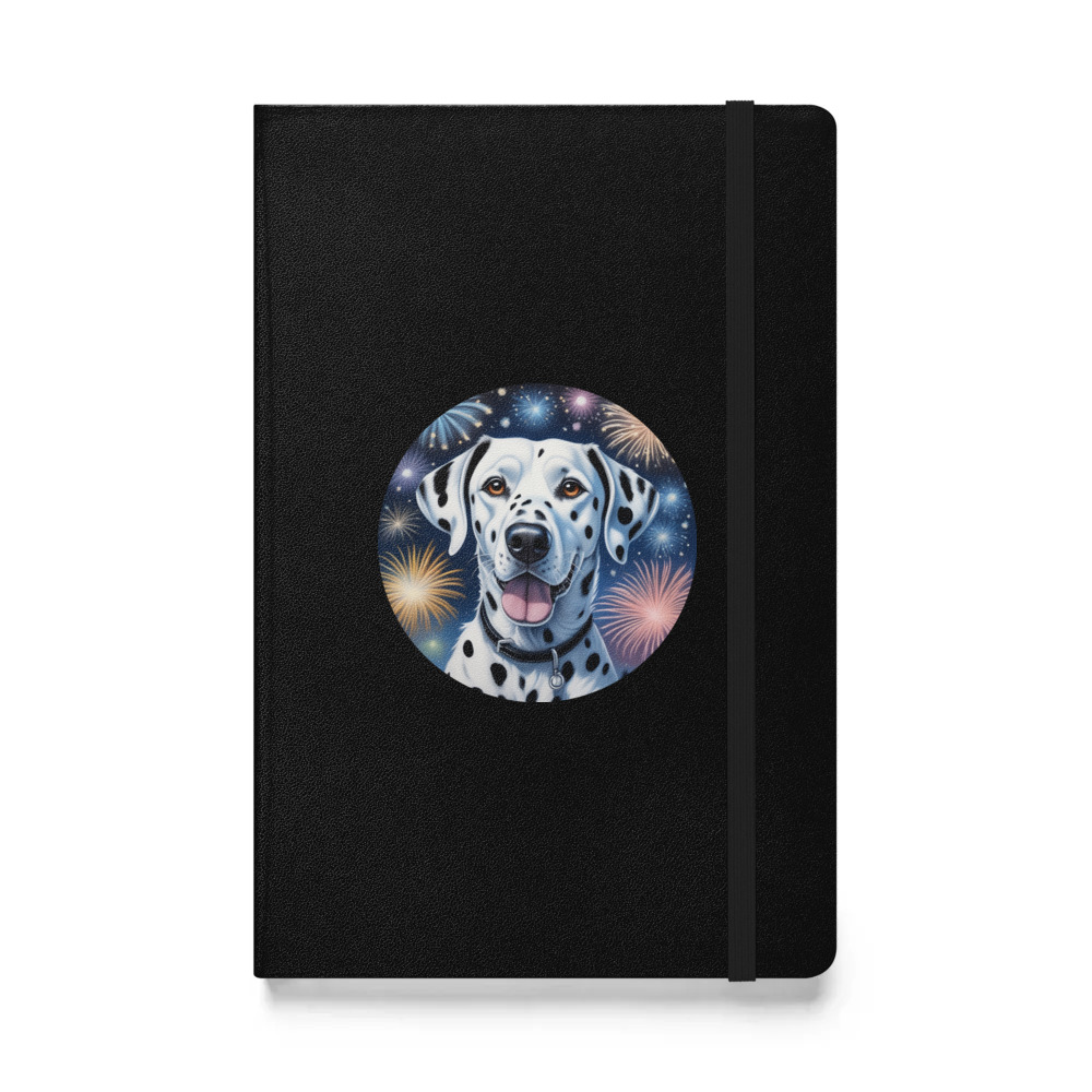 PugMug Custom Dalmatian Hardcover Bound Notebook