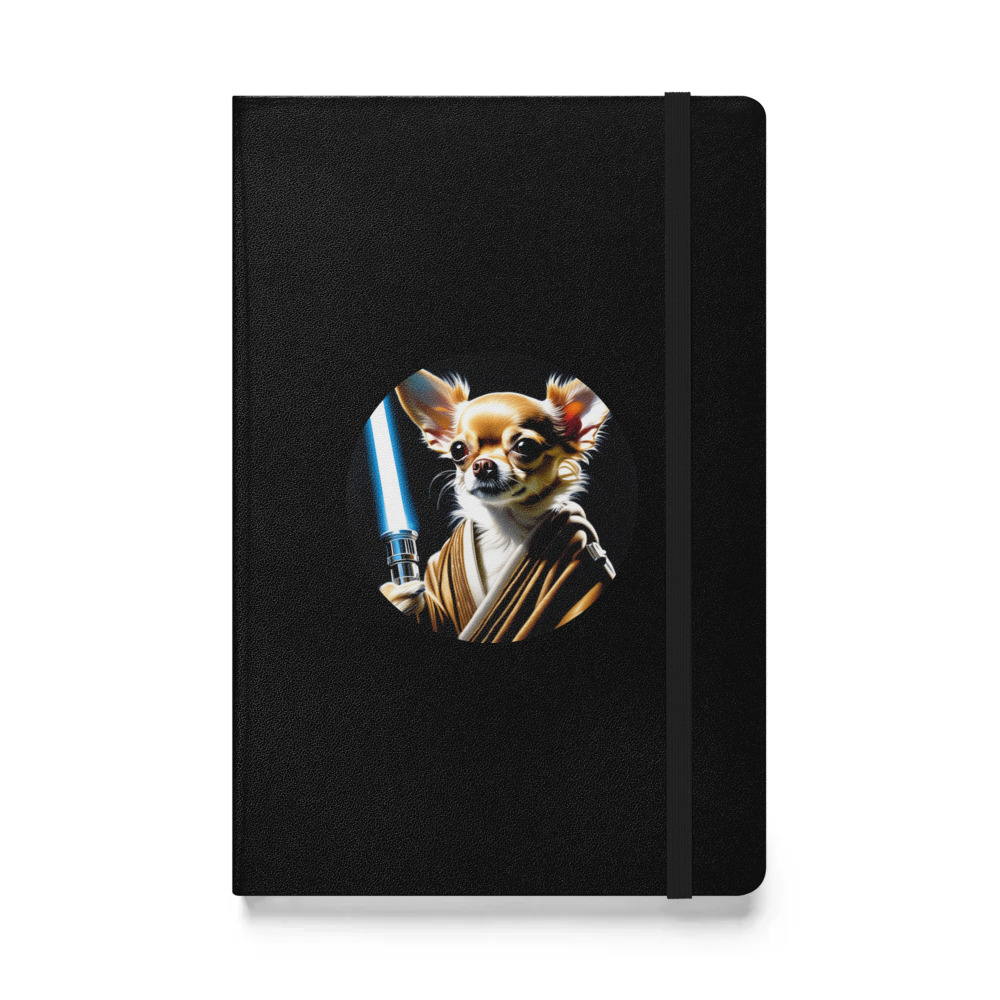 PugMug Custom Chihuahua Hardcover Bound Notebook