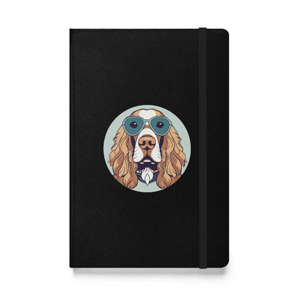 PugMug Custom English Cocker Spaniel Hardcover Bound Notebook
