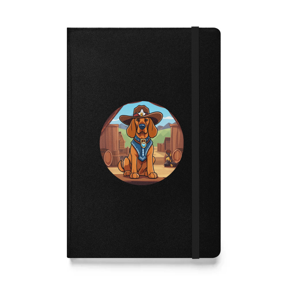 PugMug Custom Bloodhound Hardcover Bound Notebook