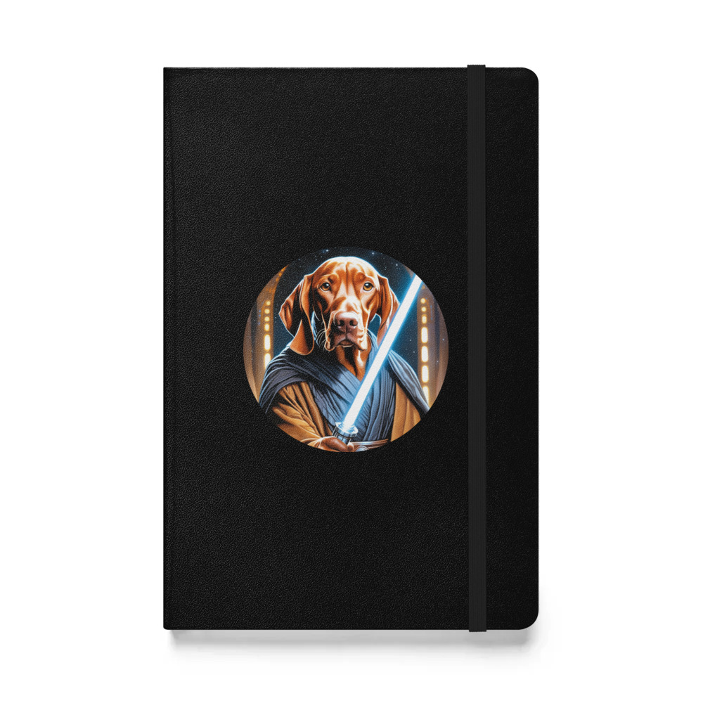 PugMug Custom Vizsla Hardcover Bound Notebook