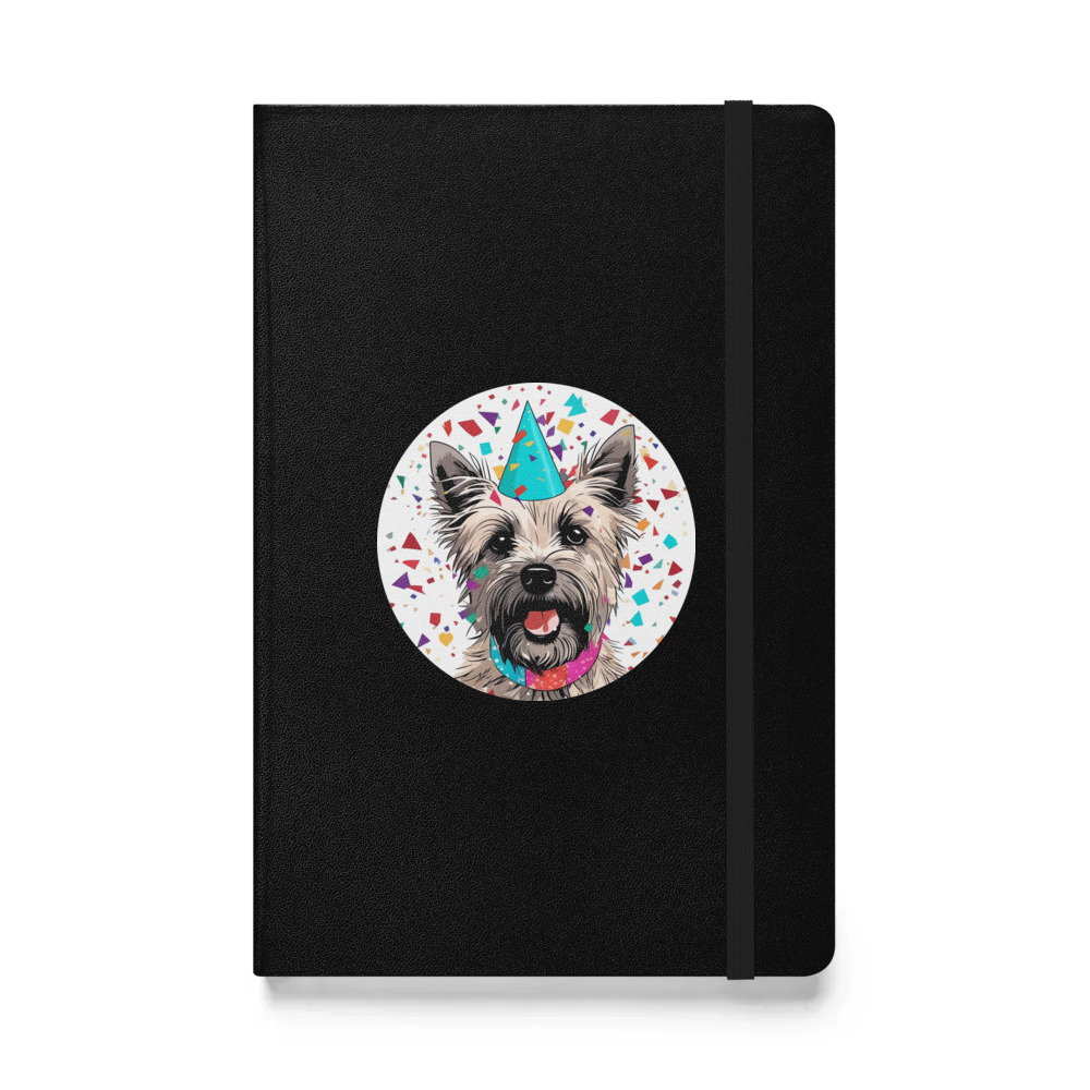 PugMug Custom Cairn Terrier Hardcover Bound Notebook