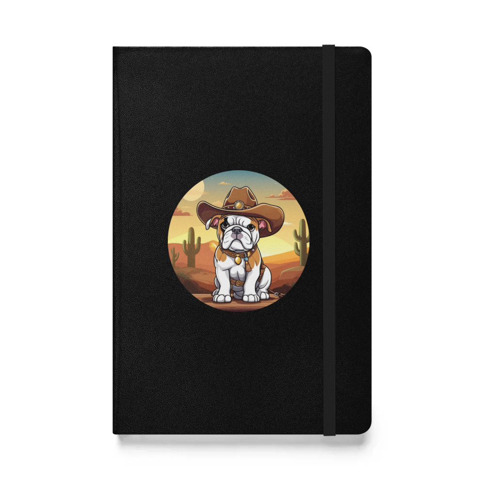 PugMug Custom Bulldog Hardcover Bound Notebook