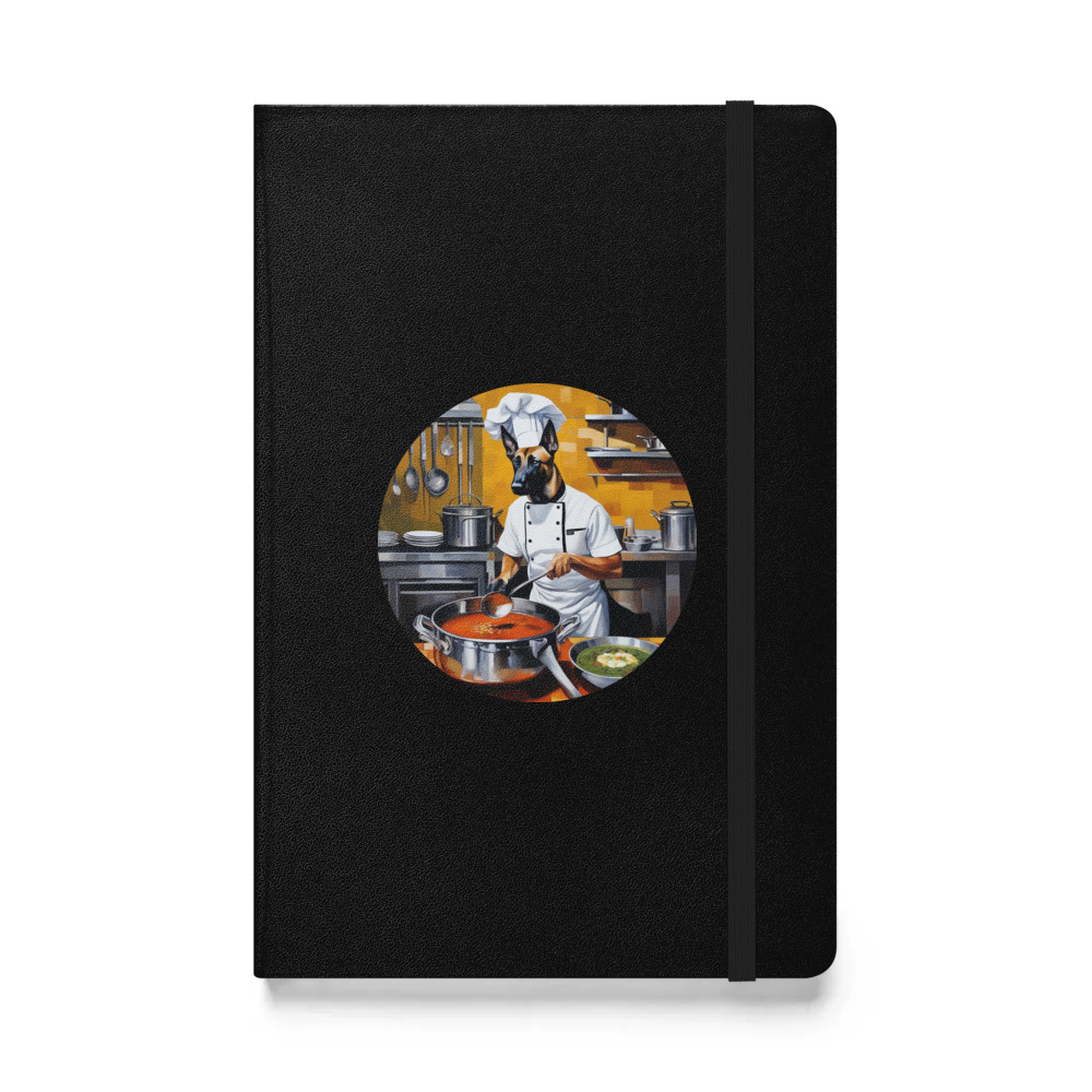 PugMug Custom Belgian Malinois Hardcover Bound Notebook