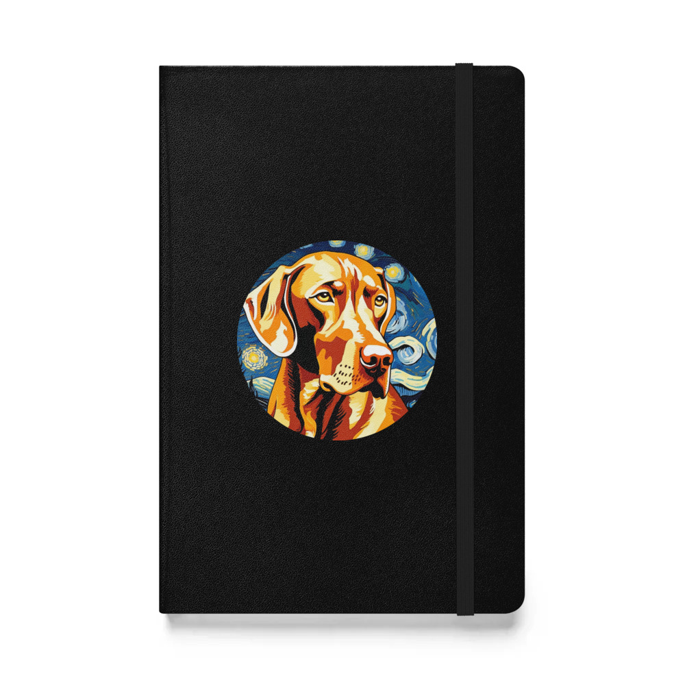 PugMug Custom Vizsla Hardcover Bound Notebook