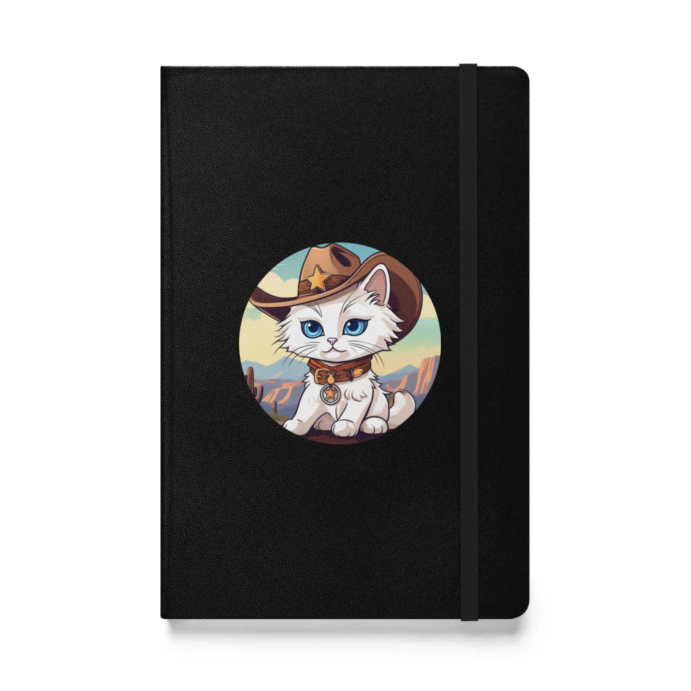 PugMug Custom White Ragdoll Cat Hardcover Bound Notebook
