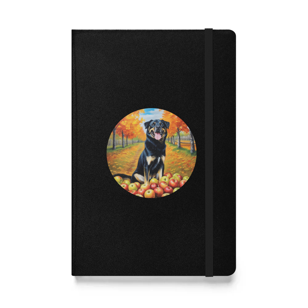 PugMug Custom Blue Hardcover Bound Notebook