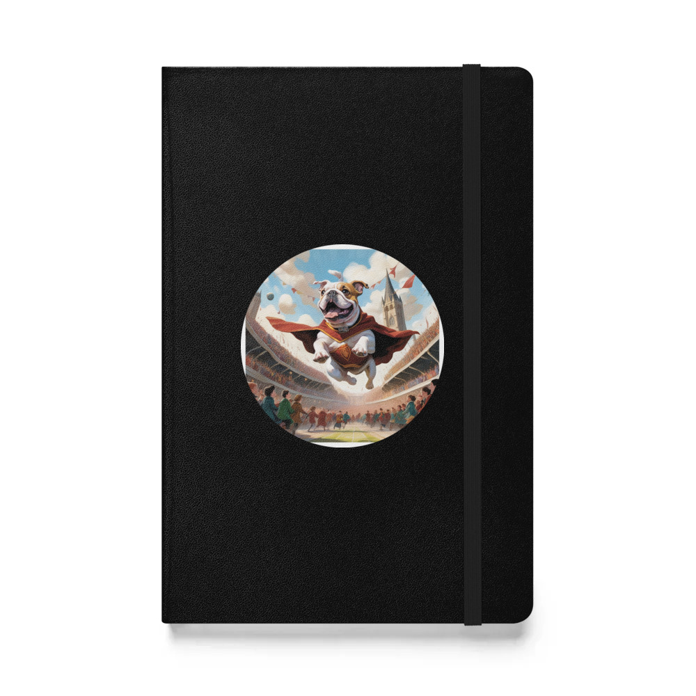 PugMug Custom Bulldog Hardcover Bound Notebook