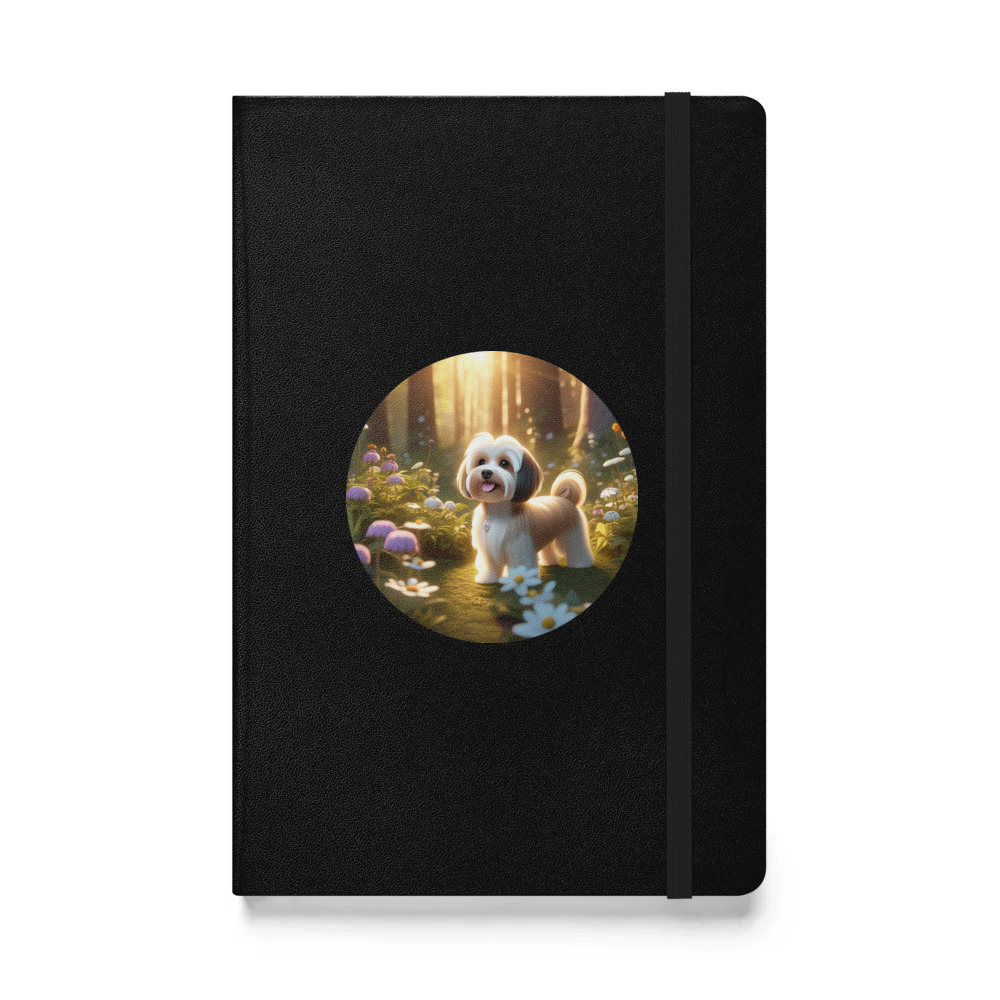 PugMug Custom Tan Havanese Dog Hardcover Bound Notebook