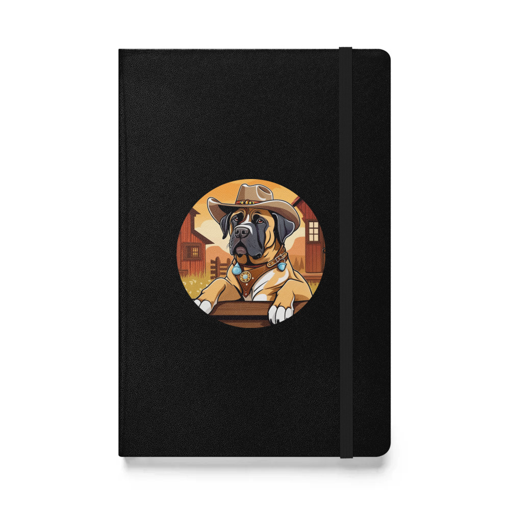 PugMug Custom Mastiff Hardcover Bound Notebook