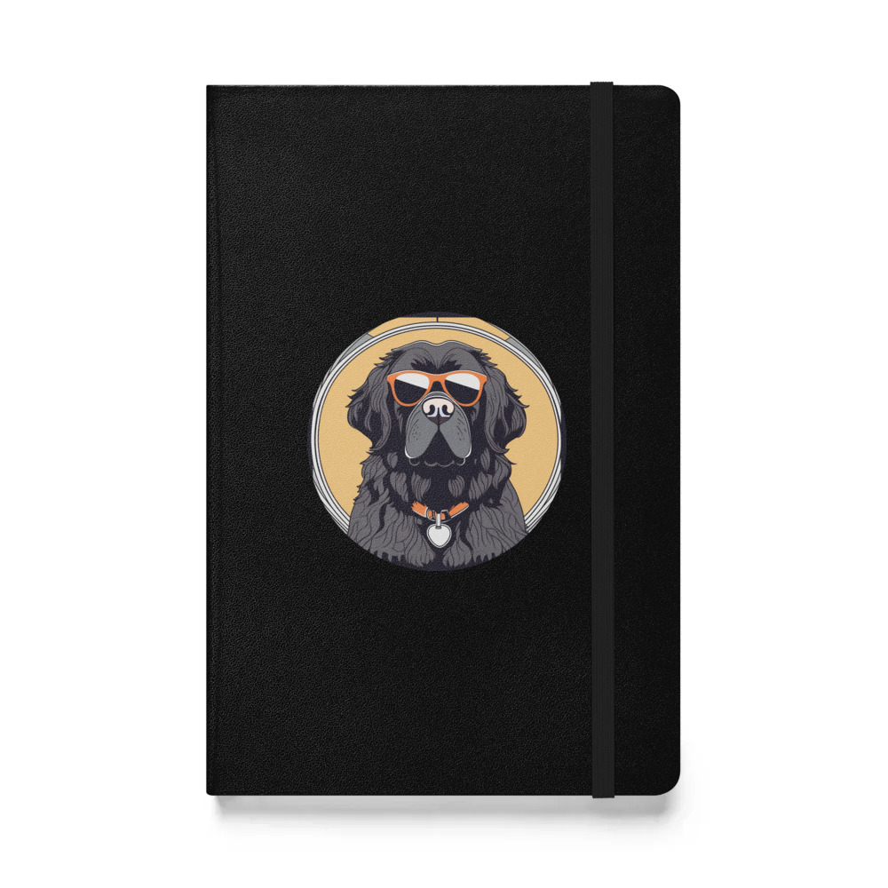 PugMug Custom Newfoundland Hardcover Bound Notebook