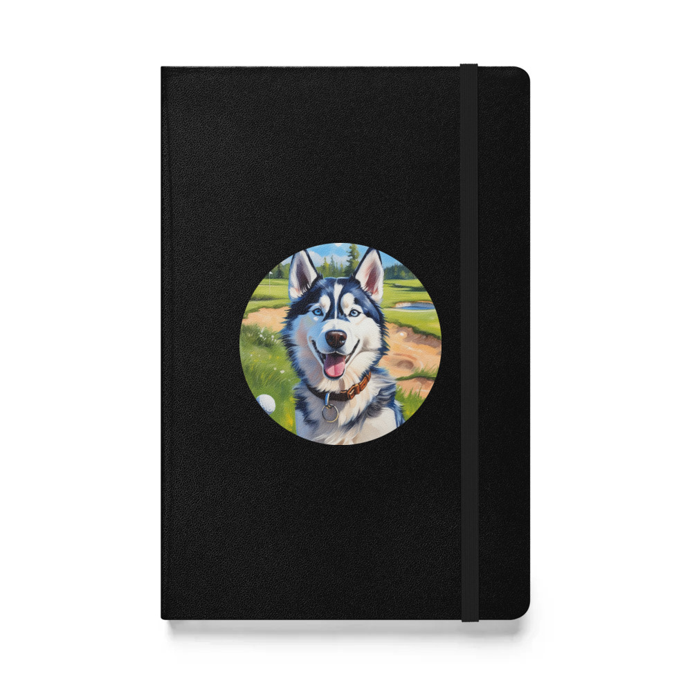 PugMug Custom Siberian Husky Hardcover Bound Notebook